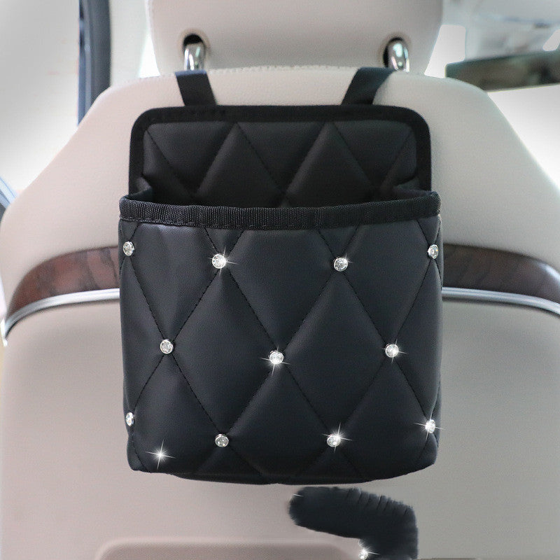 Luxury Car Handbag Holder & Seat Organizer – Elegant Auto Interior Storage Solution