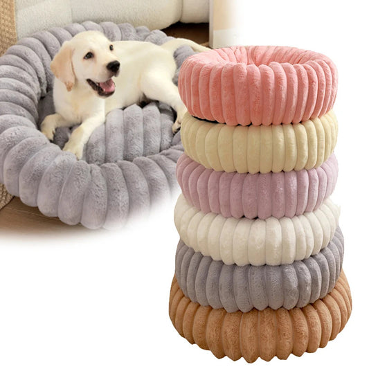 Plush Paws Haven: Ultra-Soft Calming Dog Bed for Cozy Comfort